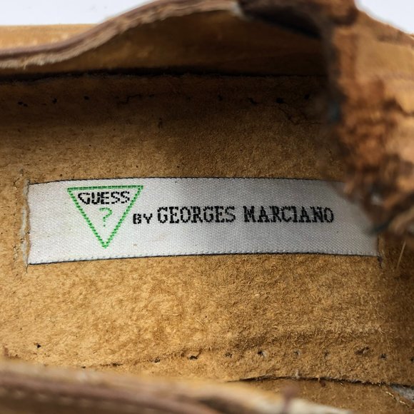 Guess Georges Marciano Leather Boots Booties 6.5 - Picture 7 of 7